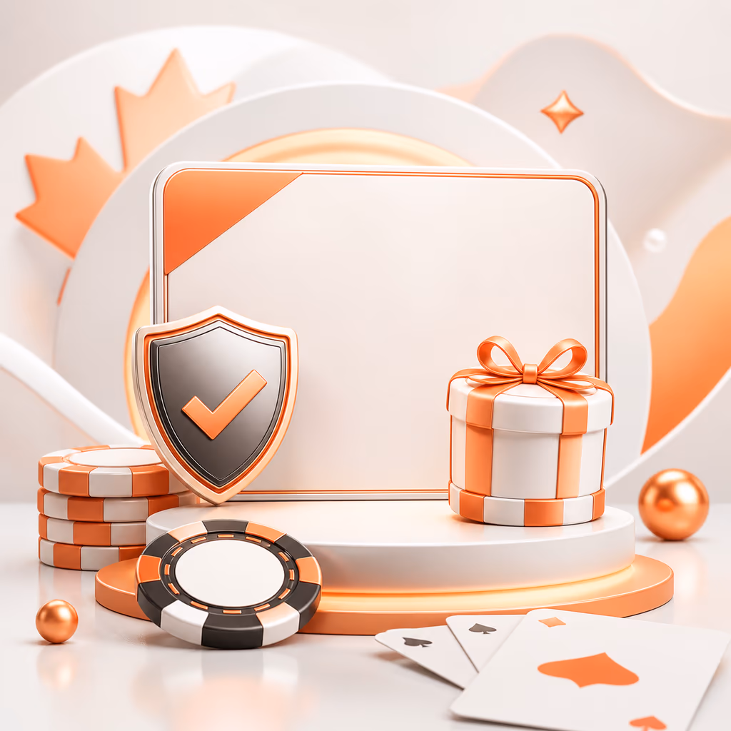 No deposit bonus eligibility illustration with chips and verification mark