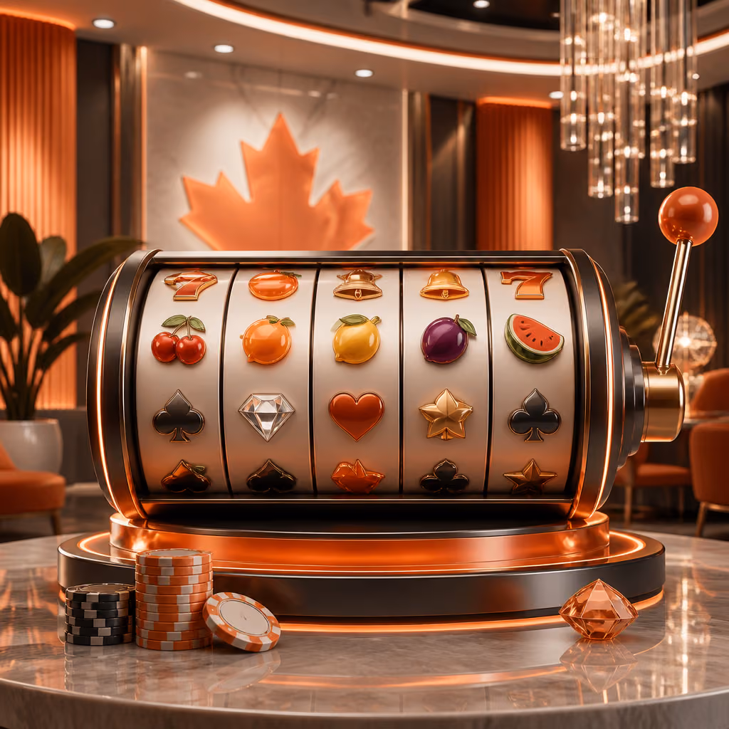 Slots selection illustration with abstract reels